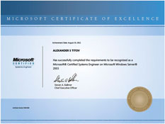 Microsoft Certified System Engineer